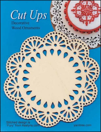 click here to view larger image of Cut Up Wood Lace Ornament A (accessory)