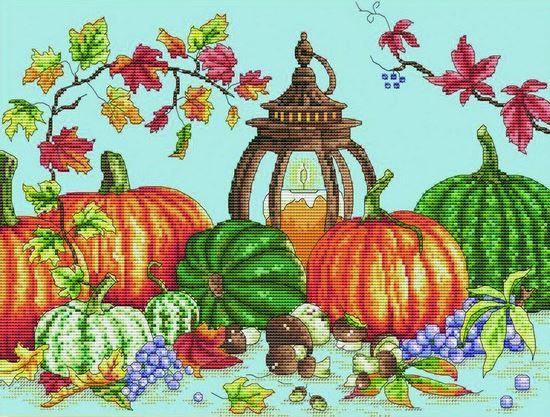 click here to view larger image of Gifts of an Autumn (counted cross stitch kit)