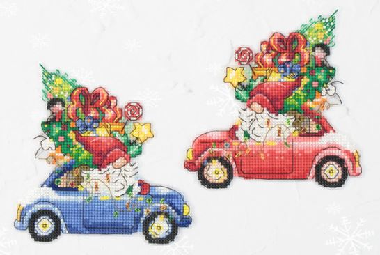 click here to view larger image of Gift Car, The (counted cross stitch kit)