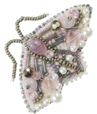 click here to view larger image of Lilac Butterfly (bead kit)