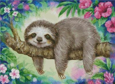 click here to view larger image of Sloth Lazy Morning (chart)