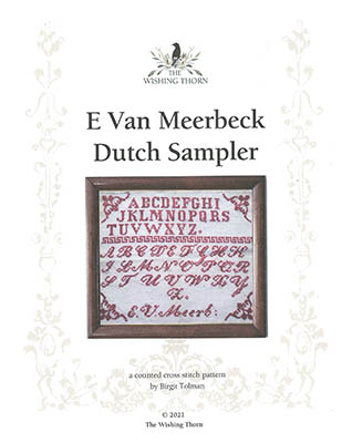 click here to view larger image of E Van Meerbeck Dutch Sampler (chart)