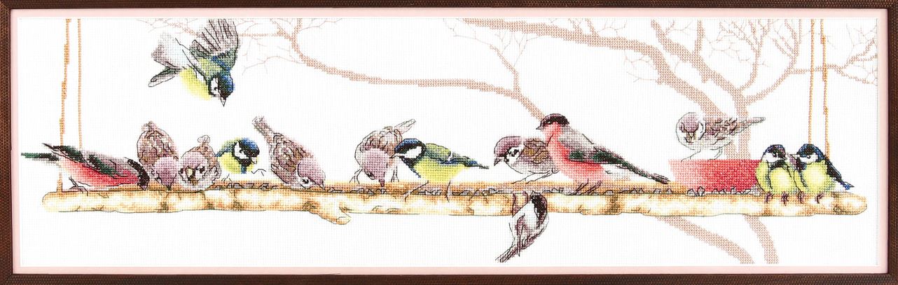 click here to view larger image of Festival of Birds (counted cross stitch kit)