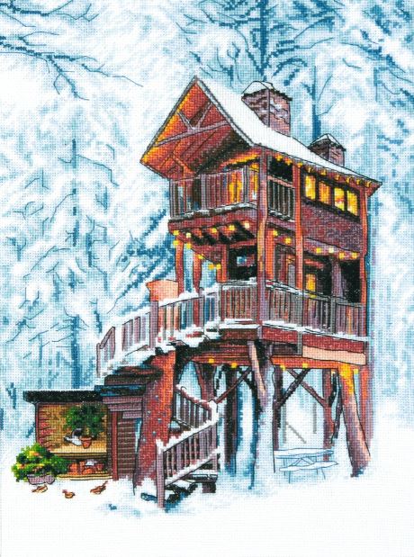 click here to view larger image of Dream House (counted cross stitch kit)