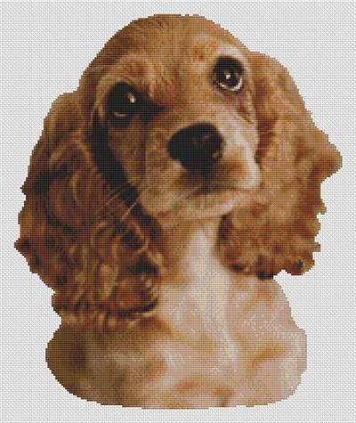 click here to view larger image of Cocker Spaniel Puppy (chart)