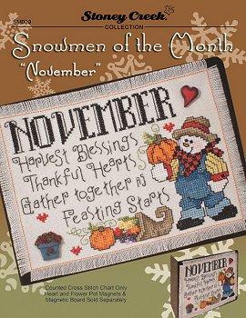 click here to view larger image of Snowman of the Month - November (chart)