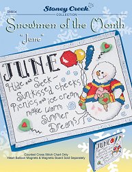 click here to view larger image of Snowman of the Month - June (chart)