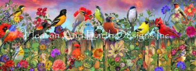 click here to view larger image of Birds And Blooms Garden/Mini - Aimee Stewart (chart)