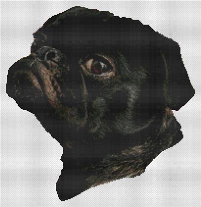 click here to view larger image of Watching You - Black Pug (chart)