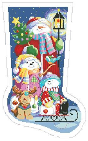click here to view larger image of Winter Fun Stocking (chart)