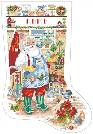 click here to view larger image of Welcome To My Garden Stocking (chart)