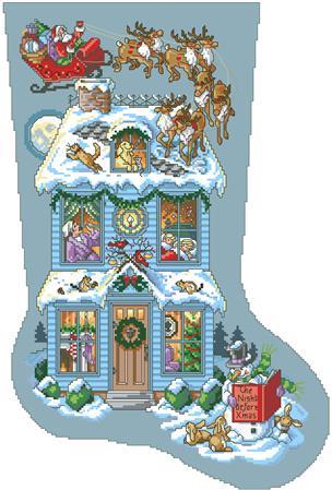 click here to view larger image of Twas the Night Before Christmas Stocking (chart)
