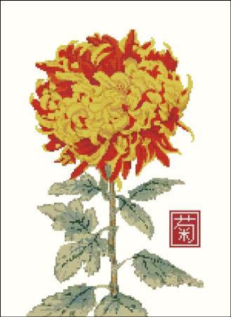 click here to view larger image of Japanese Chrysanthemum Yellow (chart)