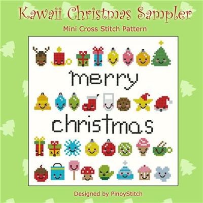 click here to view larger image of Kawaii Christmas Sampler (chart)