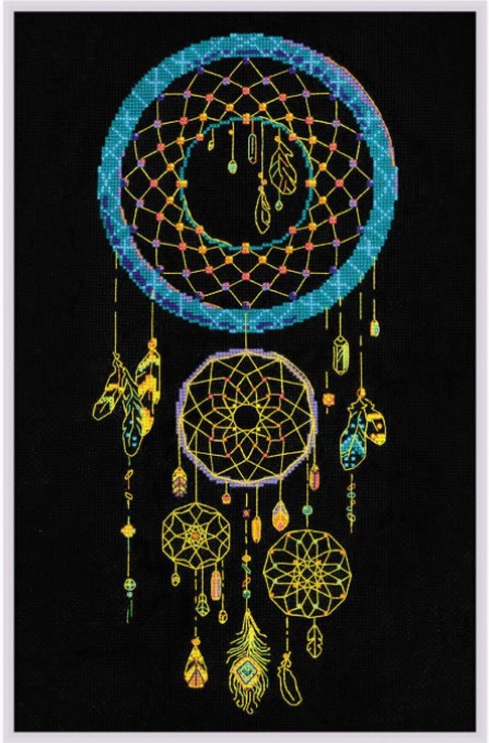 click here to view larger image of Dream Catcher (counted cross stitch kit)