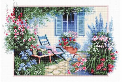 click here to view larger image of Flower Garden (counted cross stitch kit)