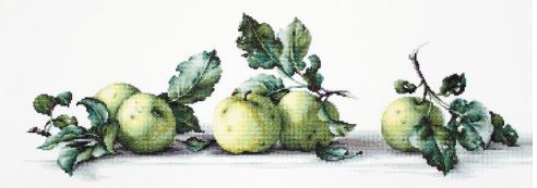 click here to view larger image of Still Life with Apples (counted cross stitch kit)