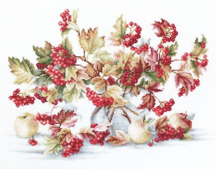 click here to view larger image of Guelder Rose (counted cross stitch kit)