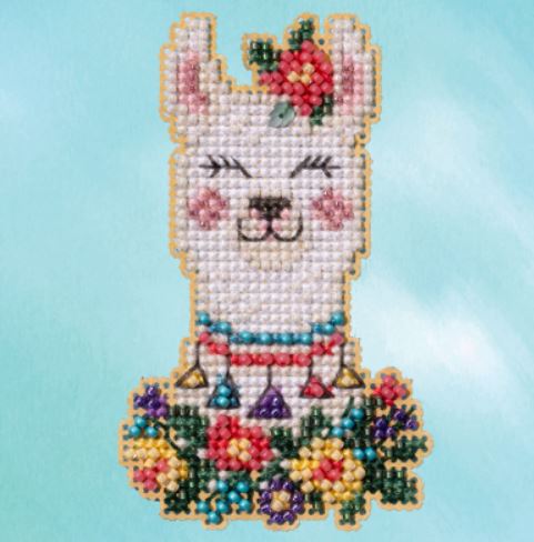 click here to view larger image of Little Llama (2023) (counted cross stitch kit)