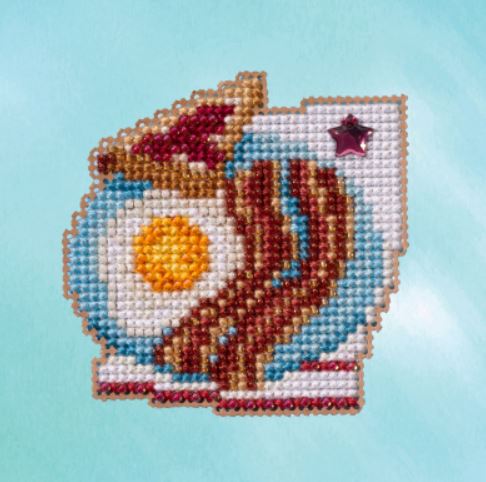 click here to view larger image of Bacon and Eggs (2023) (counted cross stitch kit)