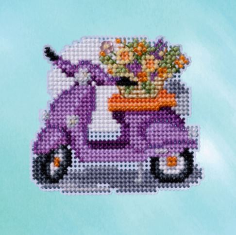 click here to view larger image of Scooter (2023) (counted cross stitch kit)
