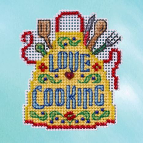 click here to view larger image of Love Cooking (2023) (counted cross stitch kit)