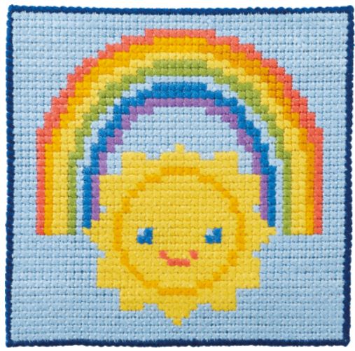 click here to view larger image of Childrens Kit - Sun (counted cross stitch kit)