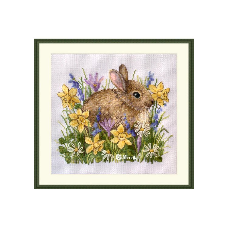 click here to view larger image of Little Rabbit (counted cross stitch kit)