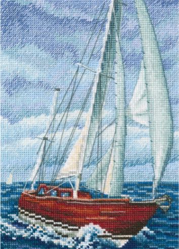 click here to view larger image of With the Flavour of Salt/Wind and Sun   (counted cross stitch kit)