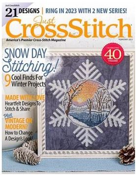 click here to view larger image of Just Cross Stitch - February 2023 (magazines)