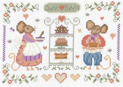 click here to view larger image of Sweet Heart Bakery - Gail Bussi (counted cross stitch kit)