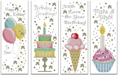 click here to view larger image of Happy Birthday Bookmarks (chart)