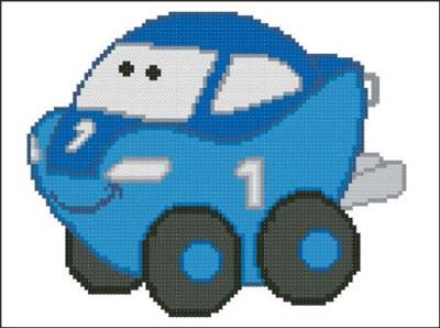 click here to view larger image of Chubby Race Cars 006 Blue VaBoom (chart)