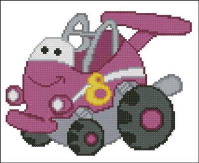 click here to view larger image of Chubby Race Cars 004 Plum Speedster (chart)