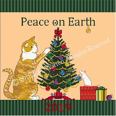 click here to view larger image of Peace on Earth - A Cat and Mouse Christmas (chart)