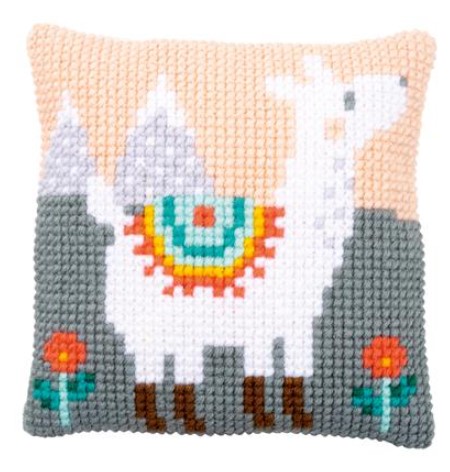 click here to view larger image of Lovely Llama (counted cross stitch kit)