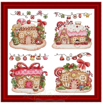 click here to view larger image of Gingerbread Houses (chart)