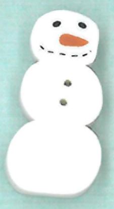 click here to view larger image of Small Primitive Snowman (buttons)