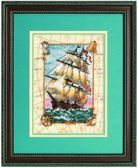 click here to view larger image of Voyage at Sea (counted cross stitch kit)