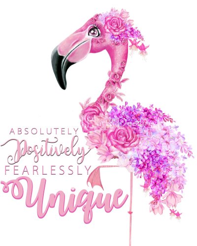 click here to view larger image of Fearlessly Unique Flamingo - Sheena Pike (chart)