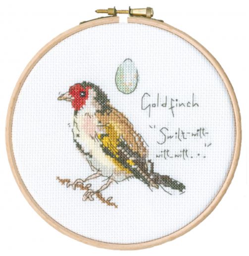 click here to view larger image of Little Goldfinch (counted cross stitch kit)
