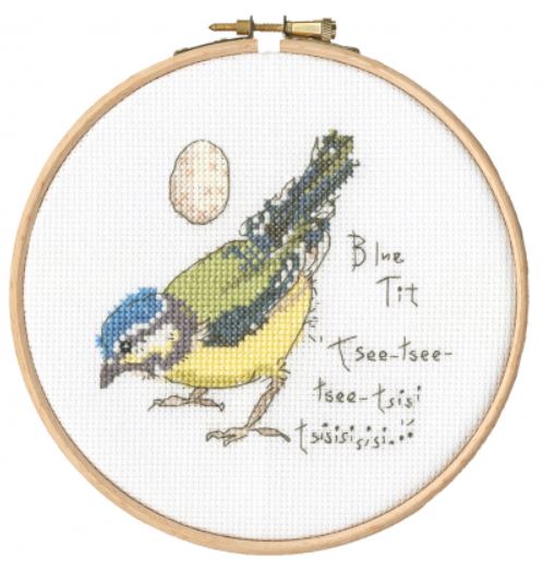 click here to view larger image of Little Blue Tit (counted cross stitch kit)