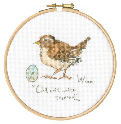 click here to view larger image of Little Wren (counted cross stitch kit)