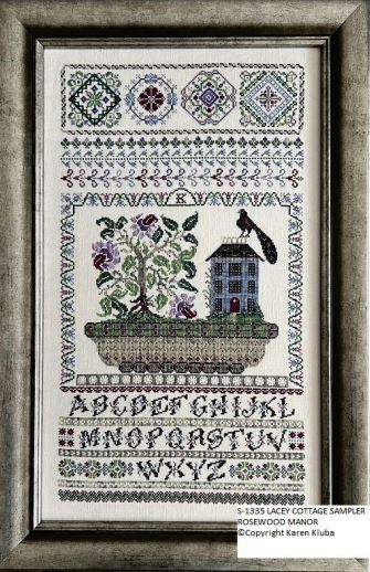 click here to view larger image of Lacey Cottage Sampler (chart)