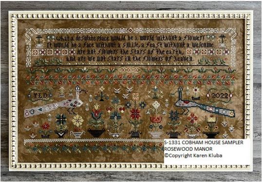 click here to view larger image of Cobham House Sampler (chart)