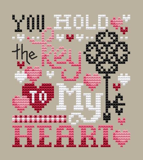 click here to view larger image of Key to My Heart (chart)