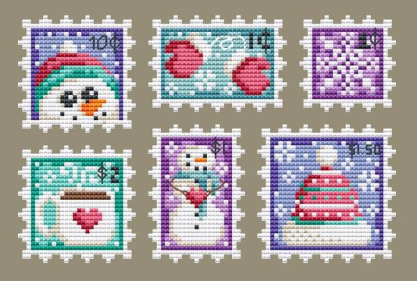click here to view larger image of Winter Stamp Collection (chart)