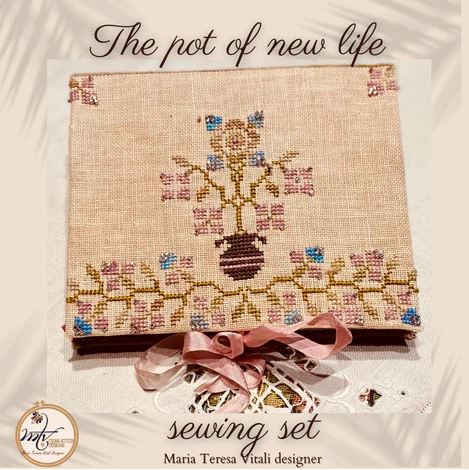 click here to view larger image of Pot of a New Life Sewing Set, The (chart)