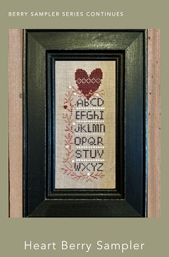 click here to view larger image of Heart Berry Sampler (counted cross stitch kit)