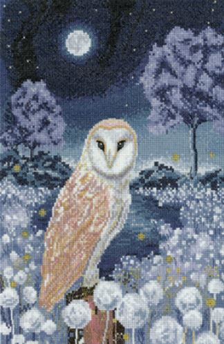 click here to view larger image of Into the Night (counted cross stitch kit)